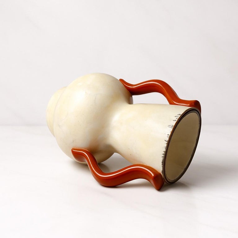 Anna-Lisa Thomson for Uppsala Ekeby Ceramic Vase, Sweden 1940s Swedish Modern