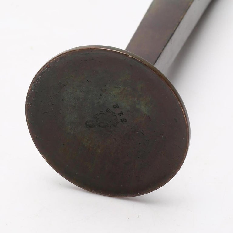 Swedish Art Deco Bronze Vase by GAB, 1930s