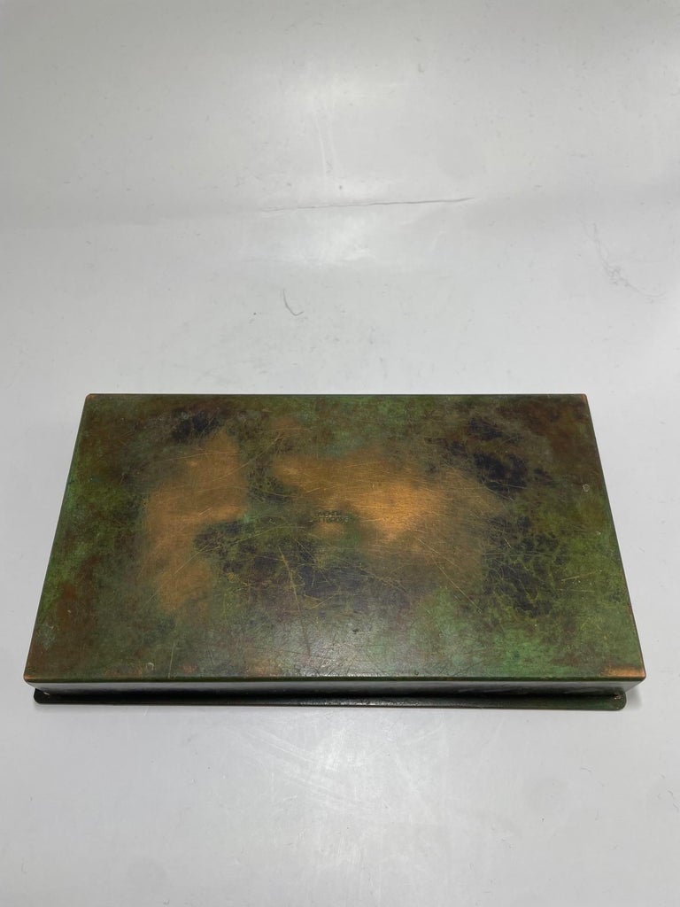 Light bronze box - Swedish, Art Deco - 1930's