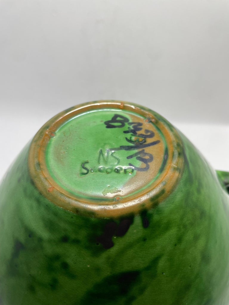 Erik Mornils Ceramic Vase - Nittsjö, Sweden - Art Deco 1930's