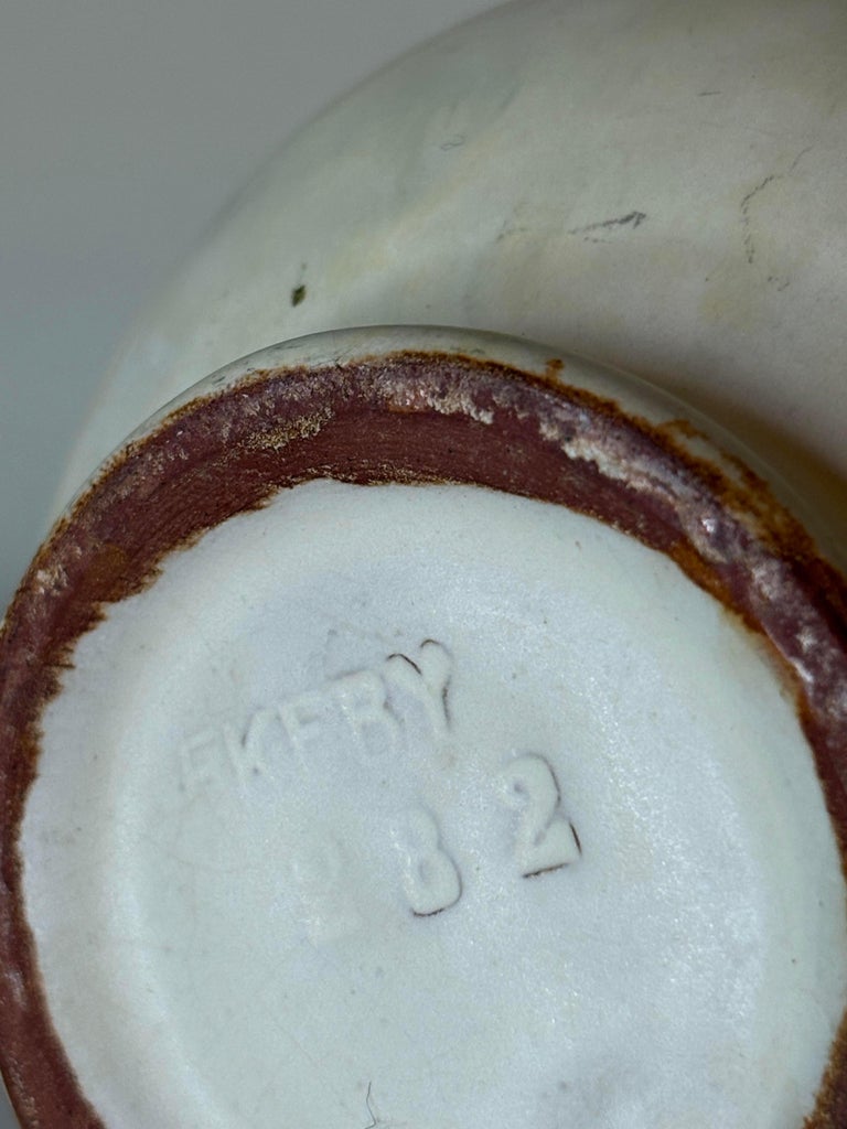 Anna-Lisa Thomson for Uppsala Ekeby Ceramic Vase, Sweden 1940s Swedish Modern