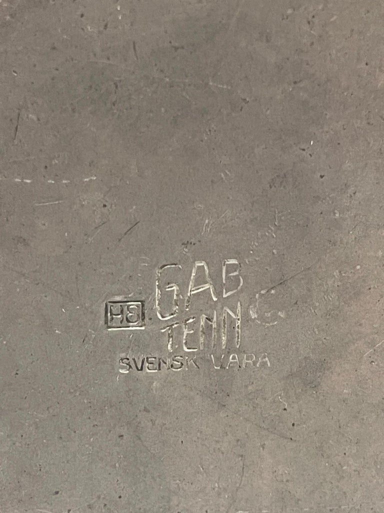 GAB Pewter Vase - 1931