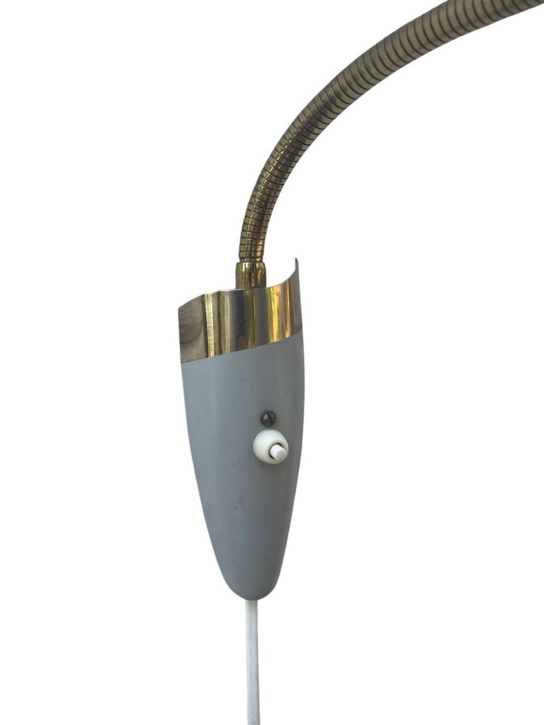 Pair of Wall Lamps, by Arvid Böhlmarks Lampfabrik, Model "8845, Sweden, 1950's