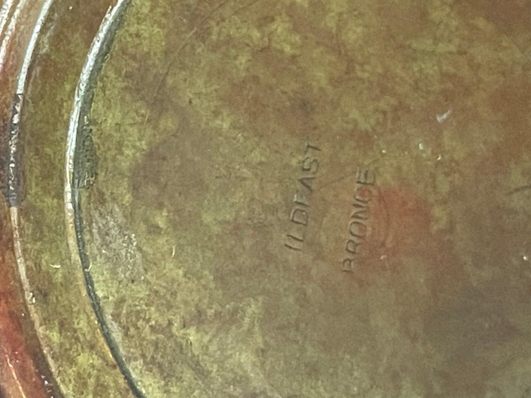 Bronze Lidded Jar by Ildfast, Denmark, 1930s Art Deco