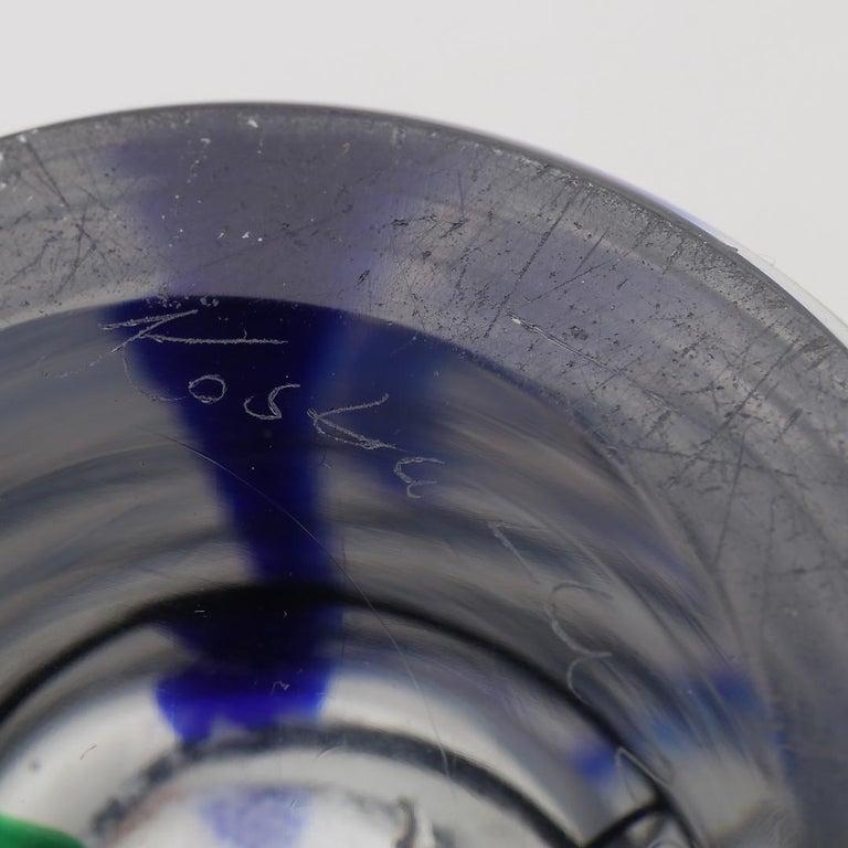 "Abstracta" Art Glass Vase by Vicke Lindstrand for Kosta, Sweden, 1950s