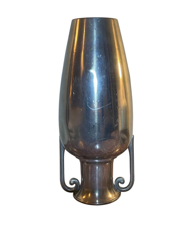 Pewter Amphora Vase by J.L.H. for Svenskt Tenn, Sweden, 1930s