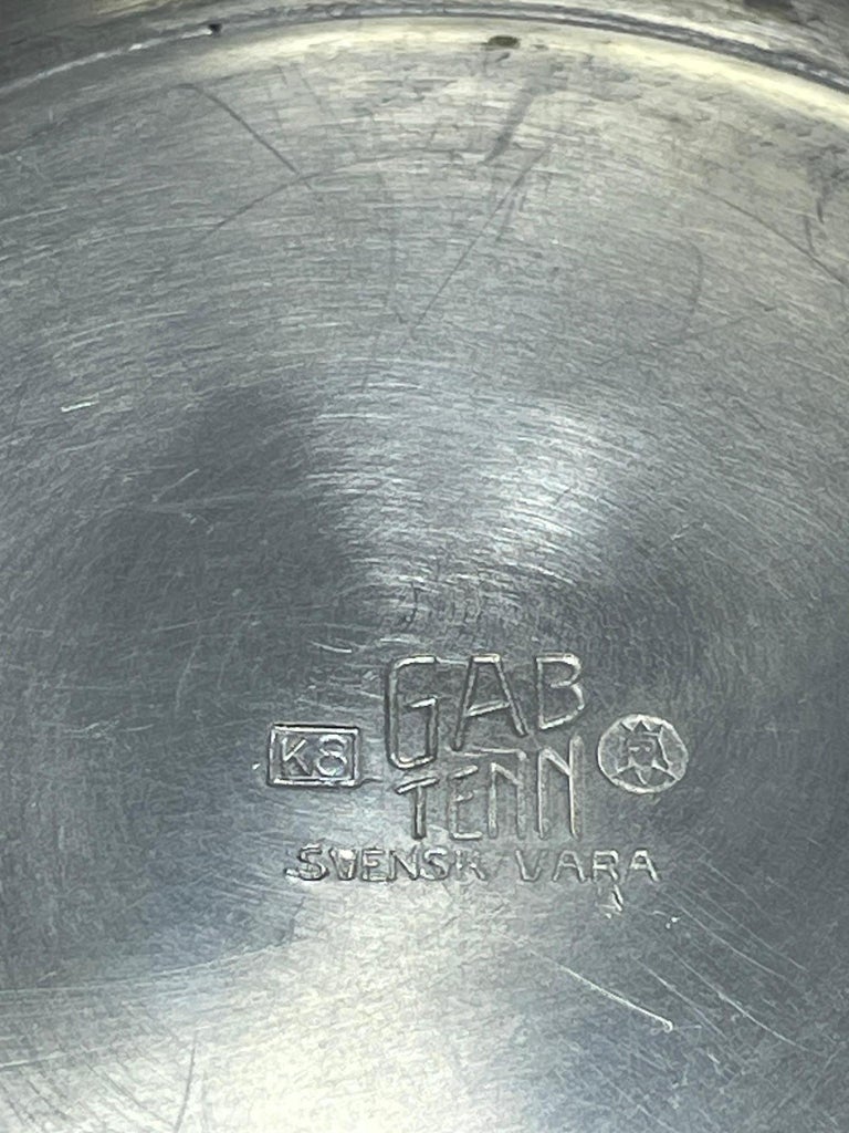 GAB Pewter Vase - Swedish grace - 1930's