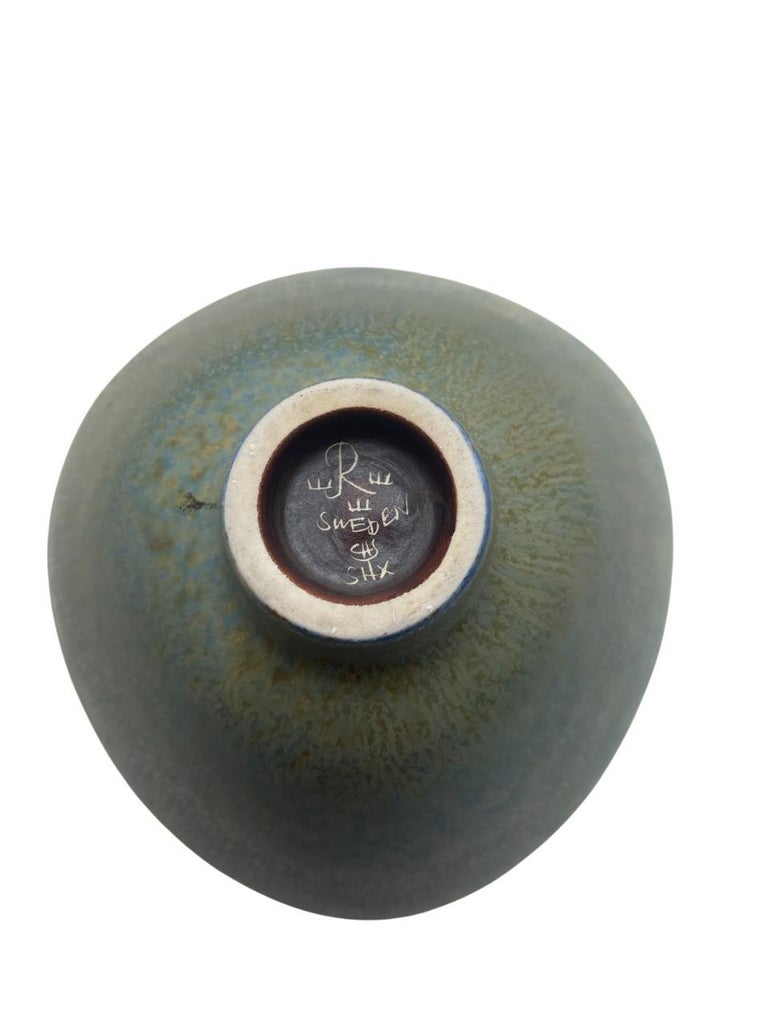Carl-Harry Stålhane SHX Stoneware Bowl, Rörstrand, Sweden, 1950s