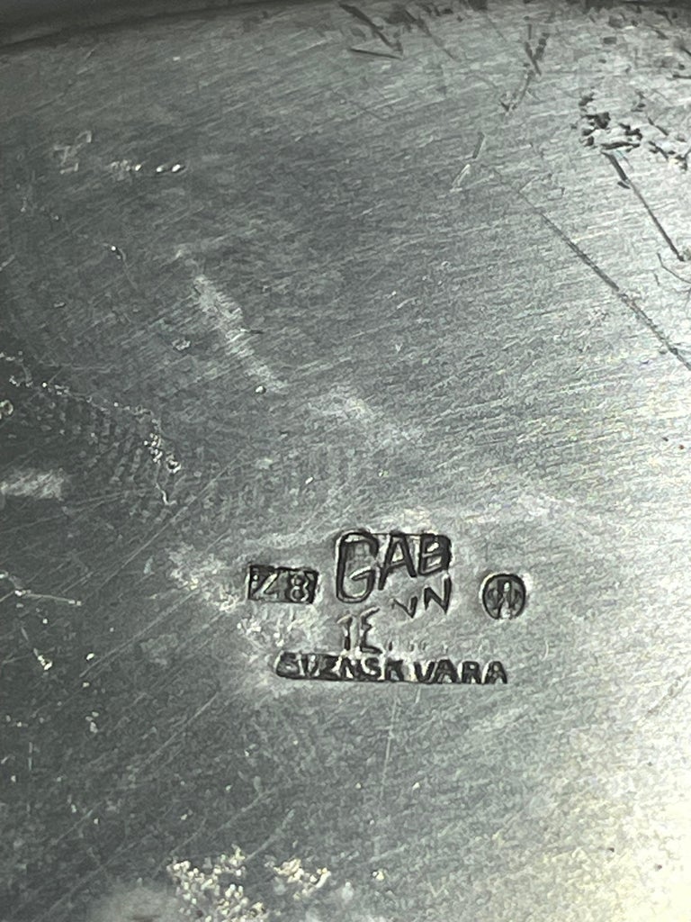 GAB Pewter Vase - 1950's