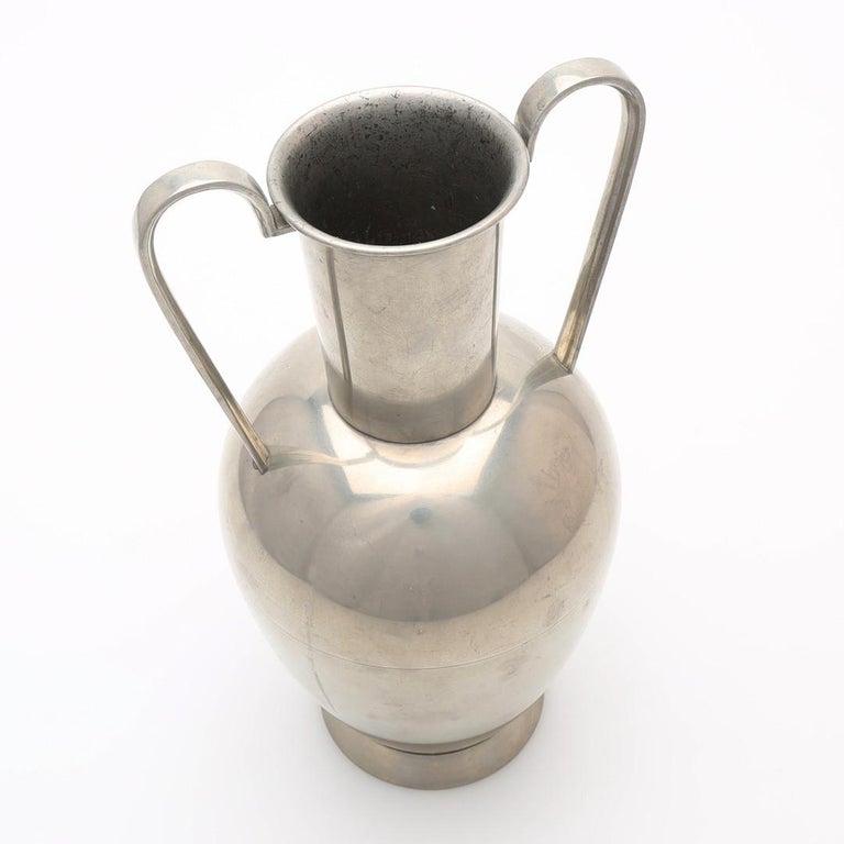 Pewter Vase for FAK, Art Deco, Sweden, 1935
